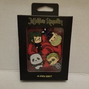 Jujutsu Kaisen Chibi Pins 4 pack (Set # 1)